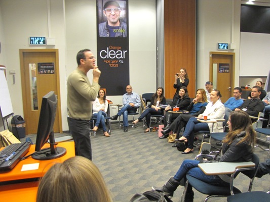 Experiential lecture for Orange employees