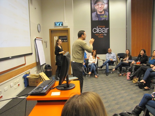 Experiential lecture for Orange employees
